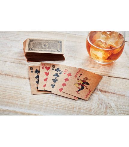 Recycled paper playing cards