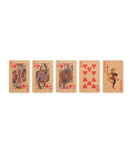 Recycled paper playing cards