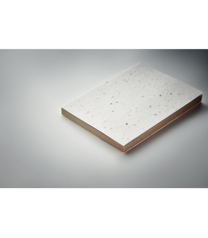 Grass/seed paper memo pad