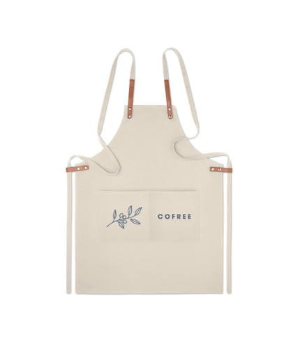 Organic cotton apron 340 gr/m²