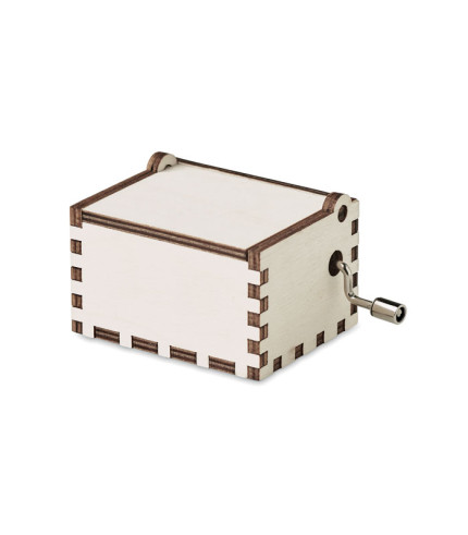 Wooden Christmas music box
