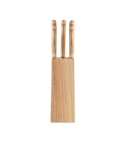 5 piece knife set in base