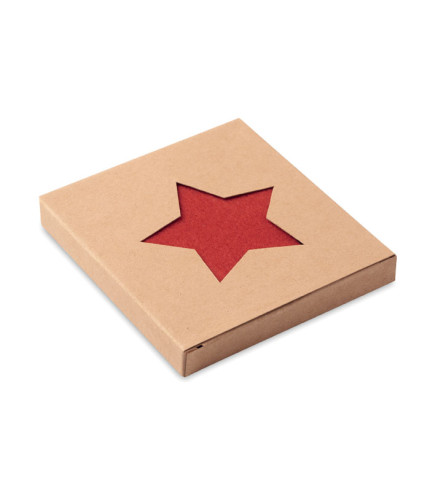RPET 4 felt coaster set