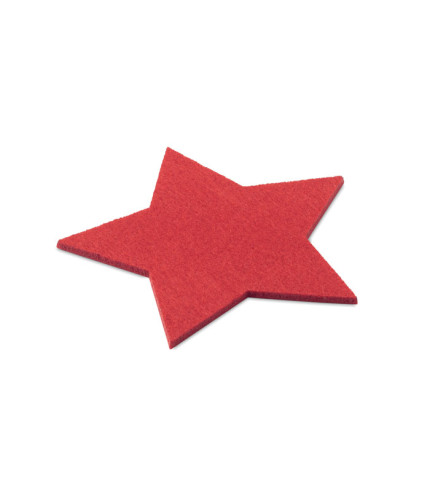 RPET 4 felt coaster set