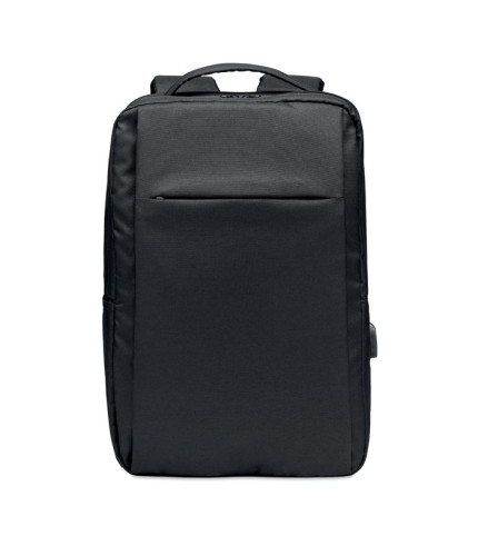 Laptop backpack in 300D RPET