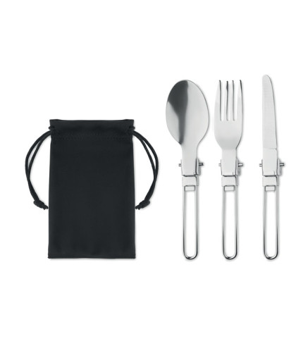 3-piece camping cutlery set