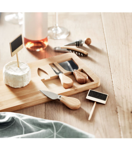 Set daski za sir od bambusa