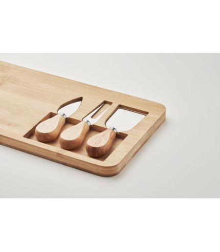 Set daski za sir od bambusa