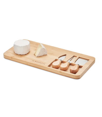 Set daski za sir od bambusa