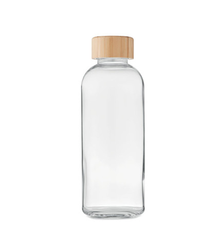 Staklena boca 650 ml s poklopcem od bambusa