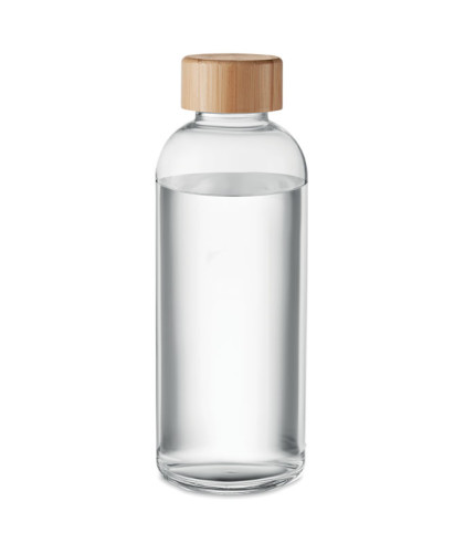 Staklena boca 650 ml s poklopcem od bambusa