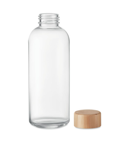 Staklena boca 650 ml s poklopcem od bambusa