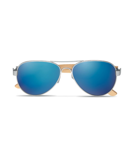 Sunčane naočale od bambusa u torbici