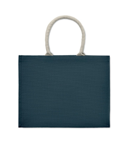 Jute bag with cotton handle