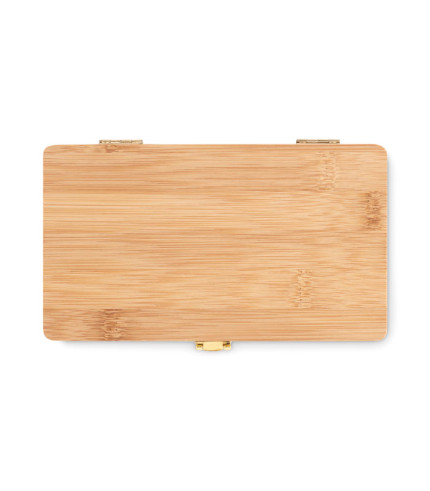 21 pcs tool set in bamboo case