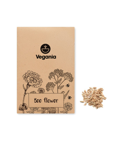 Cvjetovi miješaju sjemenke u omotnici