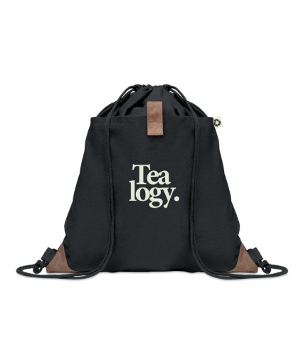 Recycled cotton drawstring bag