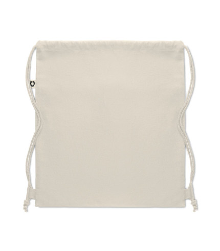 Recycled cotton drawstring bag