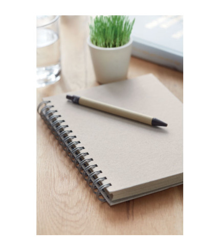 A5 grass notebook 80 lined