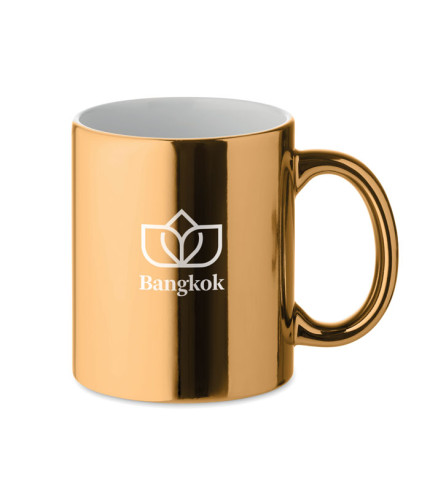 Ceramic mug metallic 300 ml
