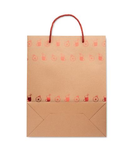 Gift paper bag with pattern