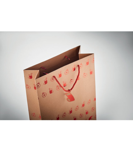 Gift paper bag with pattern