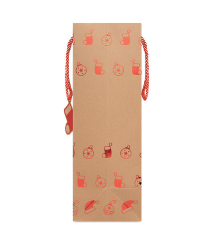 Gift paper bag with pattern