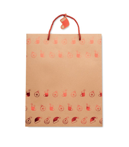 Gift paper bag with pattern