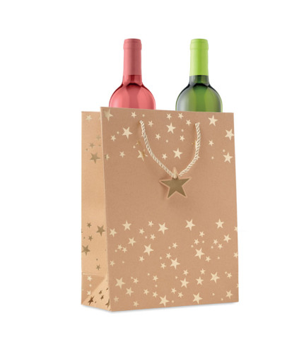 Gift paper bag with pattern
