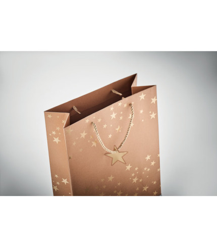 Gift paper bag with pattern