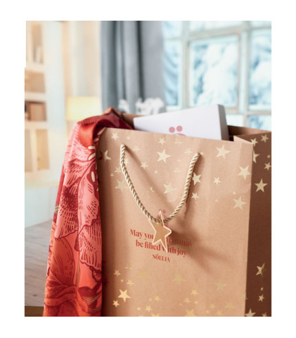 Gift paper bag with pattern