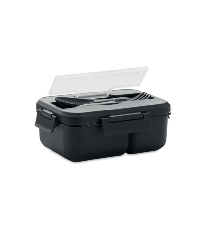Lunch box with cutlery in PP