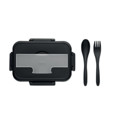 Lunch box with cutlery in PP
