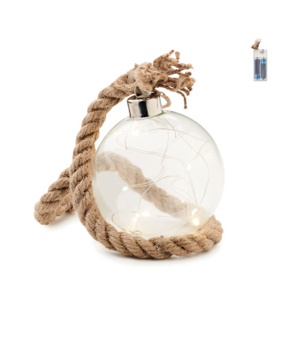 Glass bauble LED light