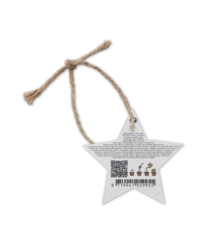 Seed paper Xmas ornament