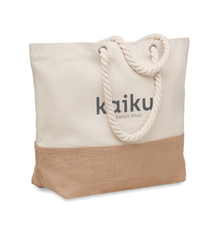 Canvas beach bag 280 gr/m²