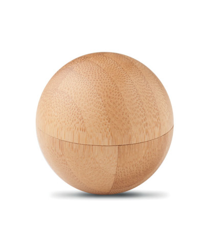 Balzam za usne u okrugloj kutiji od bambusa