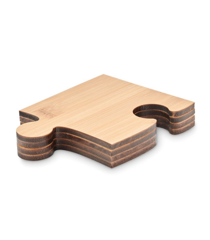 Set of 4 puzzle coasters