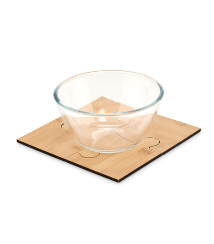 Set of 4 puzzle coasters