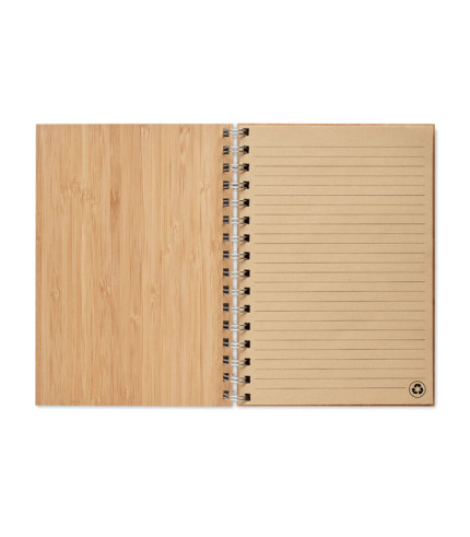 A5 ring bound Bamboo notebook