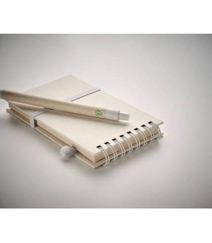 A6 milk carton notebook set