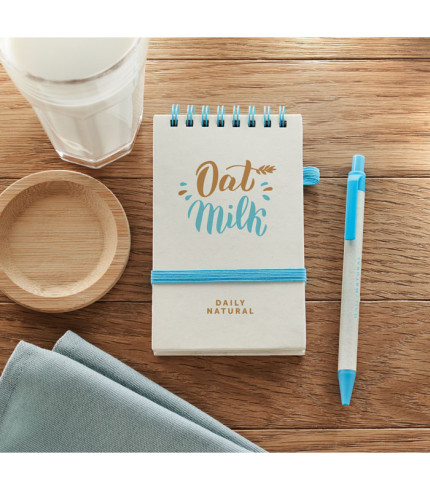 A6 milk carton notebook set