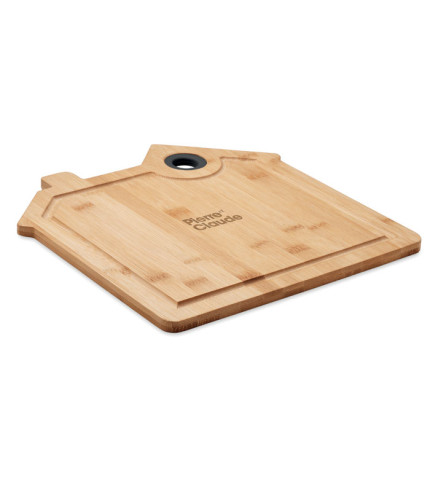 Bamboo house cutting board
