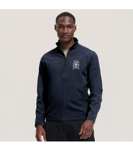 RACE MEN SOFTSHELL ZIP