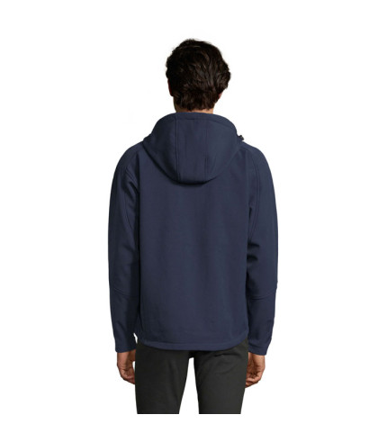 REPLAY MEN HOODED SOFTSHELL