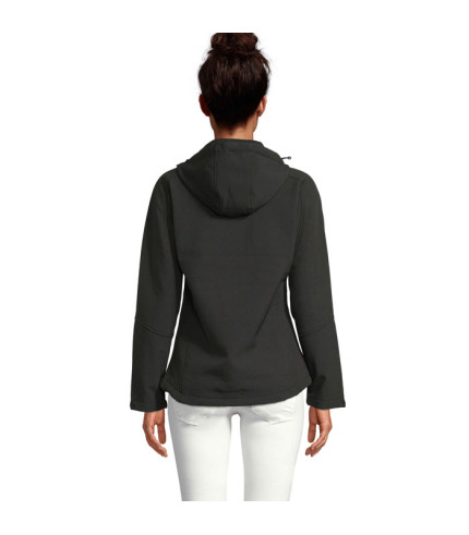 REPLAY WOMEN HOOD SOFTSHELL