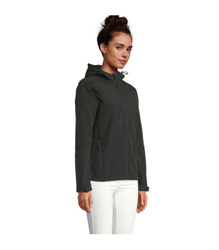 REPLAY WOMEN HOOD SOFTSHELL
