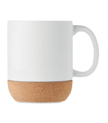 Matt ceramic cork mug 300 ml