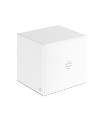 Round bamboo wireless speaker