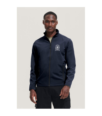 RACE MEN SOFTSHELL ZIP